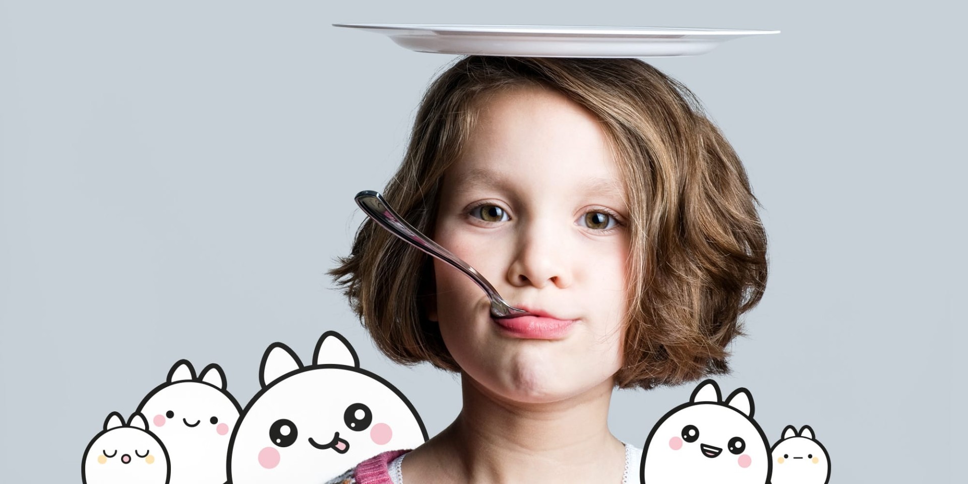 Niña con mascotas