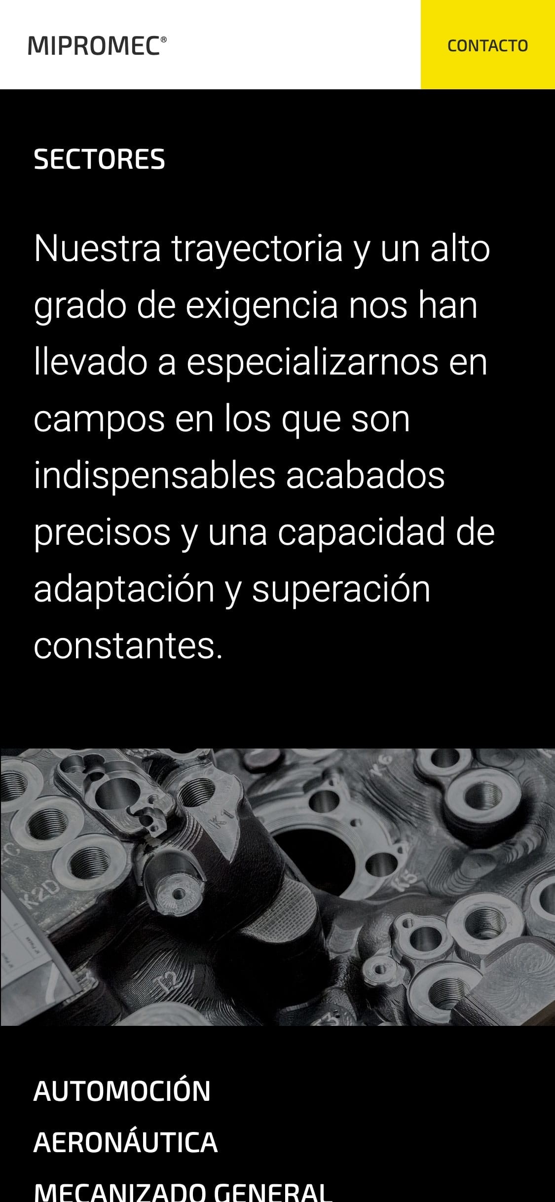 Sección sectores