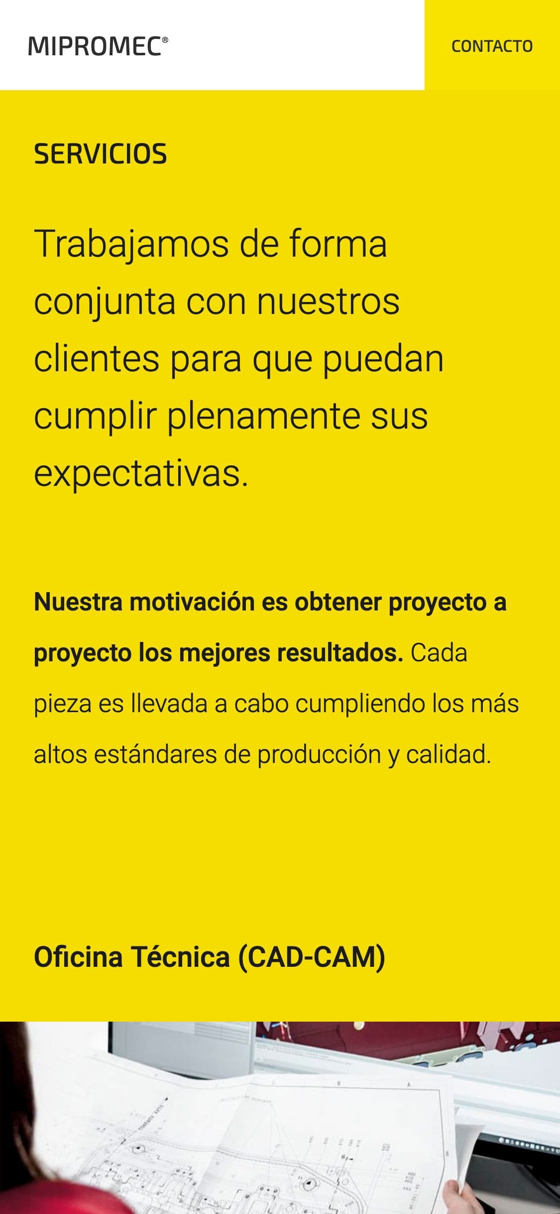 Sección servicios